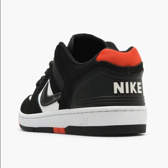 Nike SB Air Force II Low Habanero Red AKA Jordan Bred - Picture 3 of 8